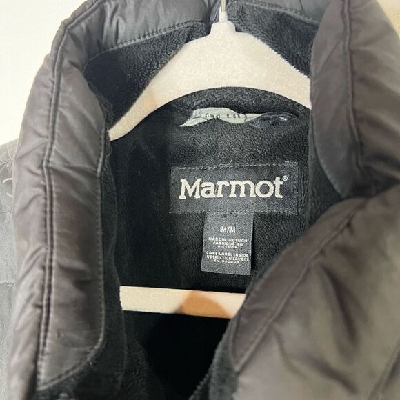 Marmot Montreal Coat Black Long Down Parka Jacket - Picture 4 of 14